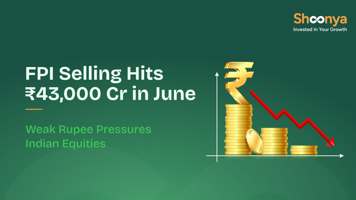 FPI Selling Hits ₹43,000 Cr in June